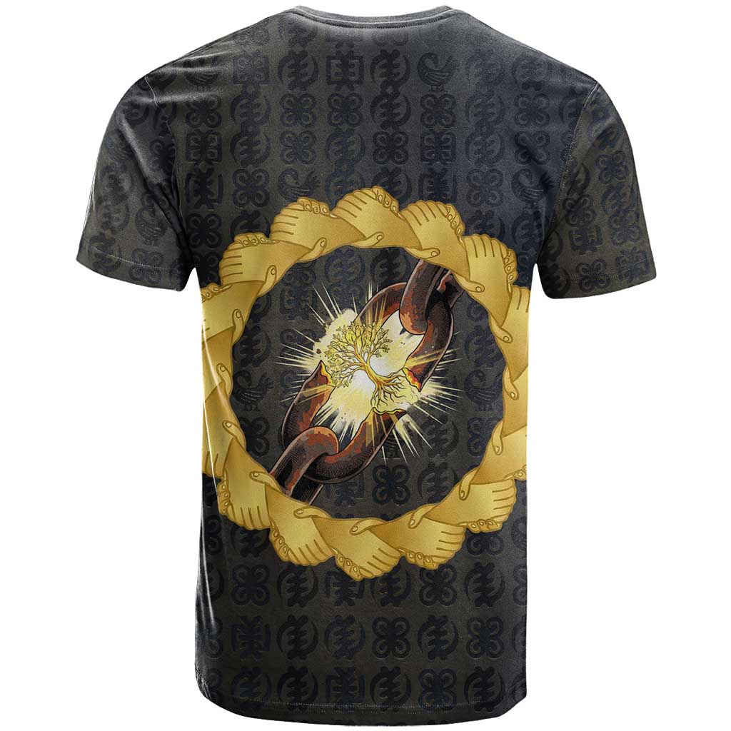 1926 Forever Black History Month T-Shirt Broken Chains Freedom Adinkra Symbol Graphic Tee