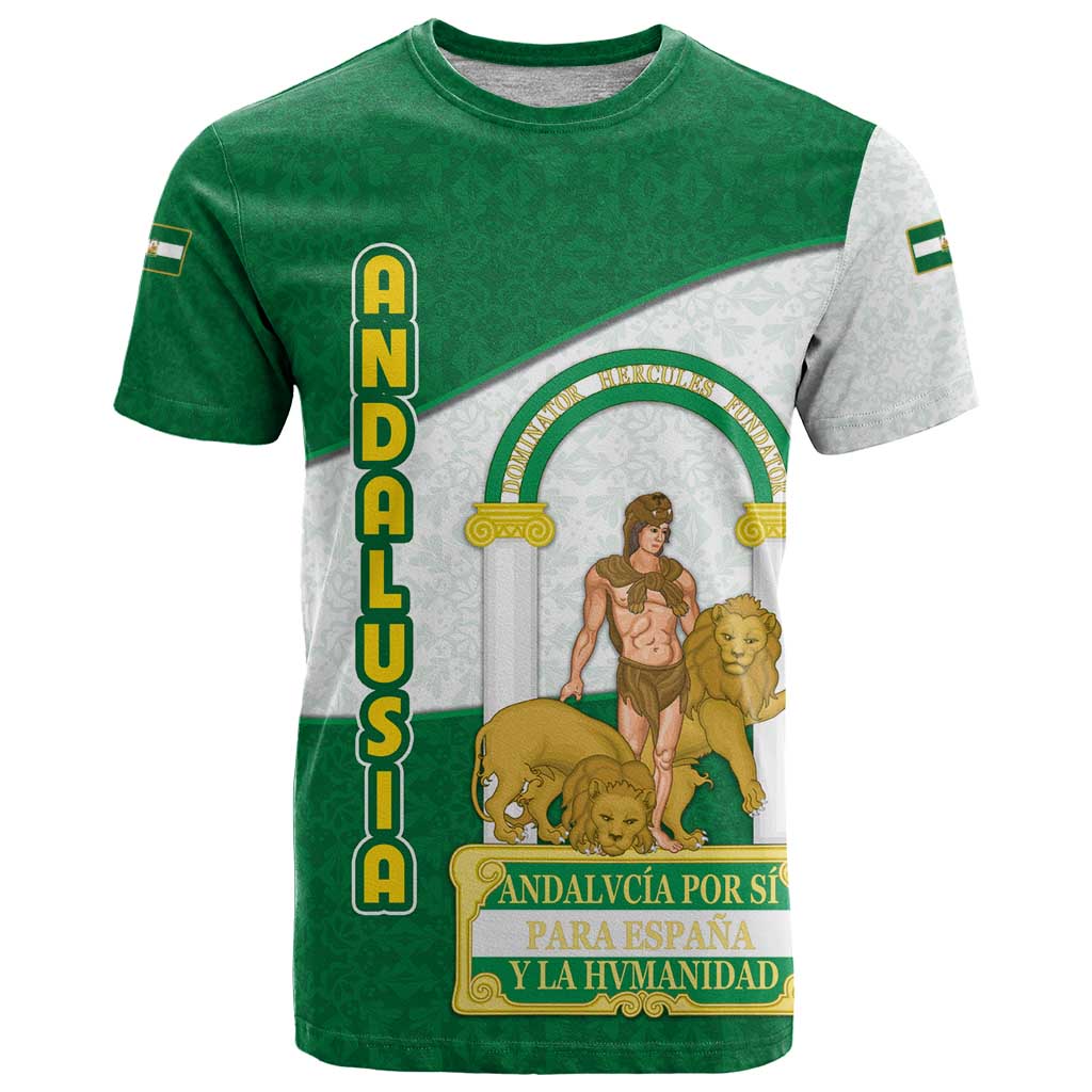 Andalusia Flag T-Shirt Autonomous Community of Spain Graphic Tee