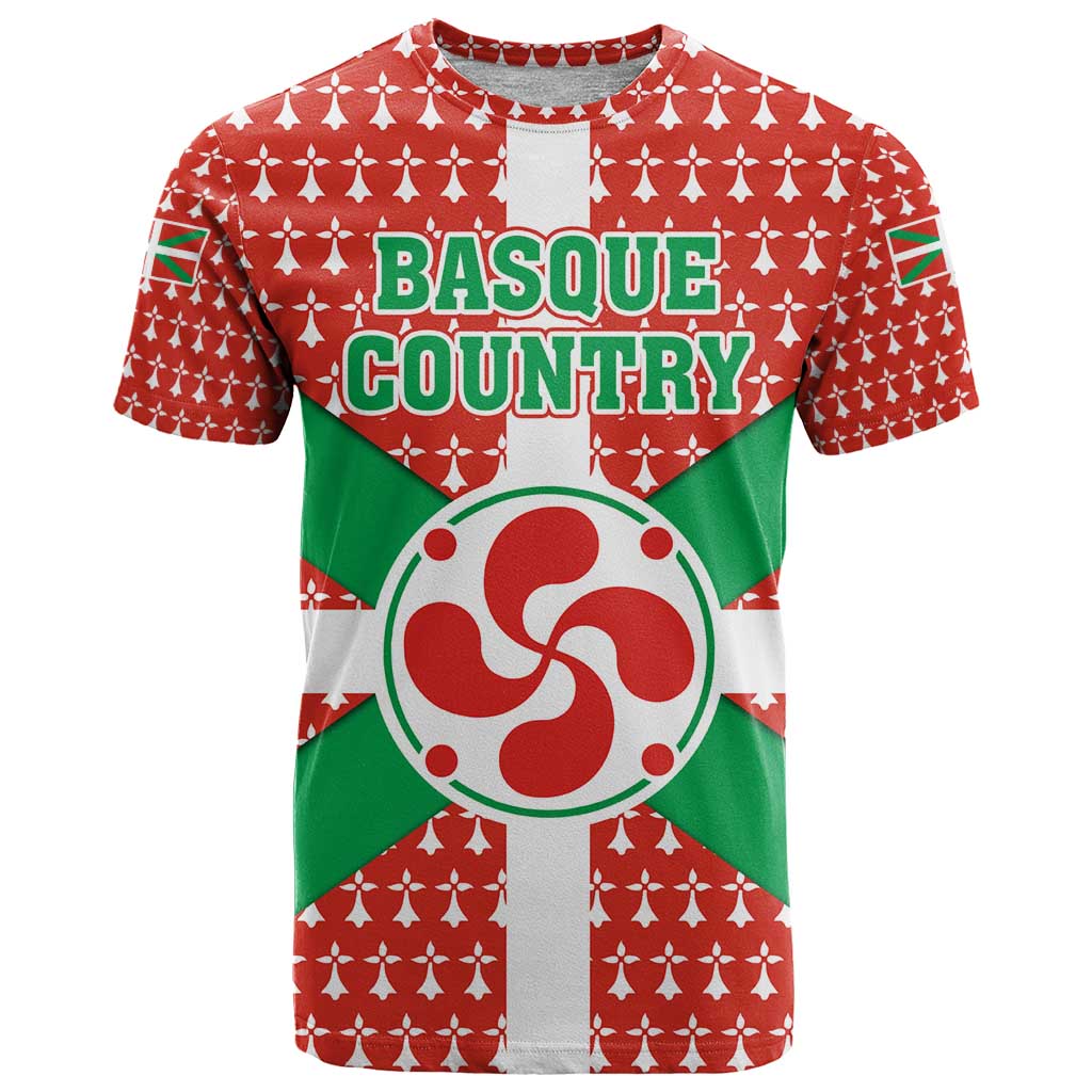 Basque Country Flag T-Shirt Autonomous Community of Spain Graphic Tee