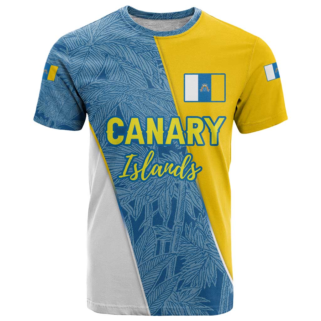 Canary Islands Flag T-Shirt Autonomous Community of Spain Graphic Tee