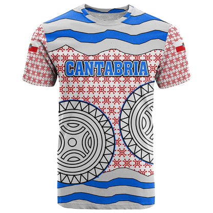 Cantabria Flag T-Shirt Autonomous Community of Spain Graphic Tee
