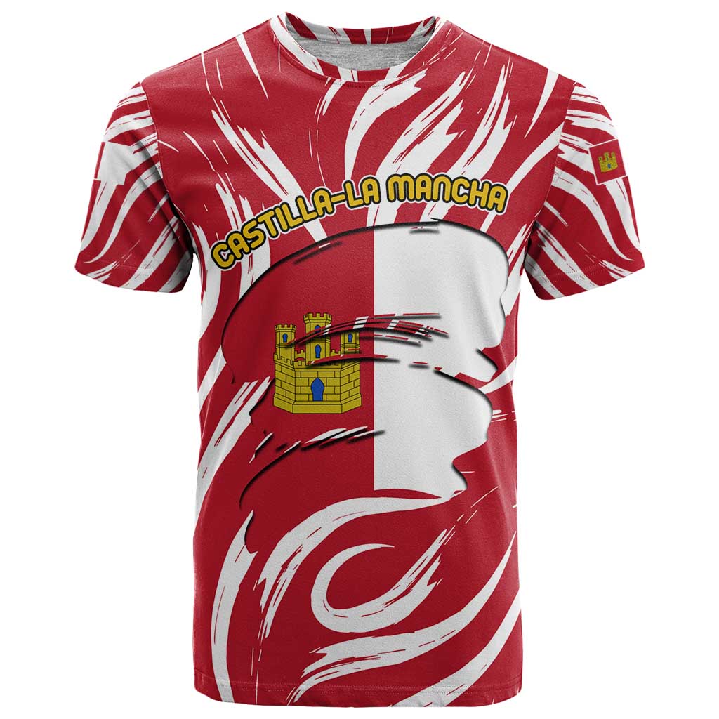 Castilla La Mancha Flag T-Shirt Autonomous Community of Spain Graphic Tee