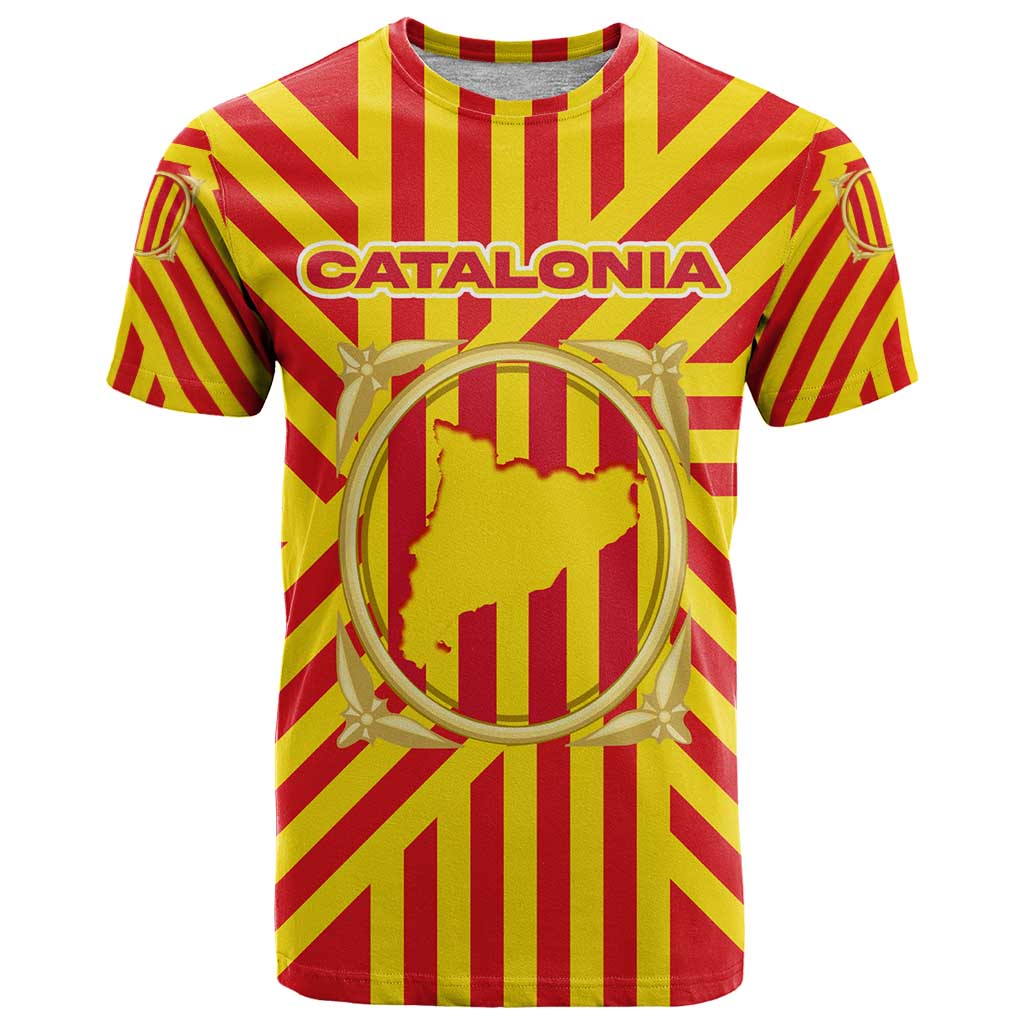 Catalonia Flag T-Shirt Autonomous Community of Spain Graphic Tee