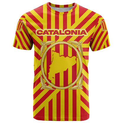 Catalonia Flag T-Shirt Autonomous Community of Spain Graphic Tee