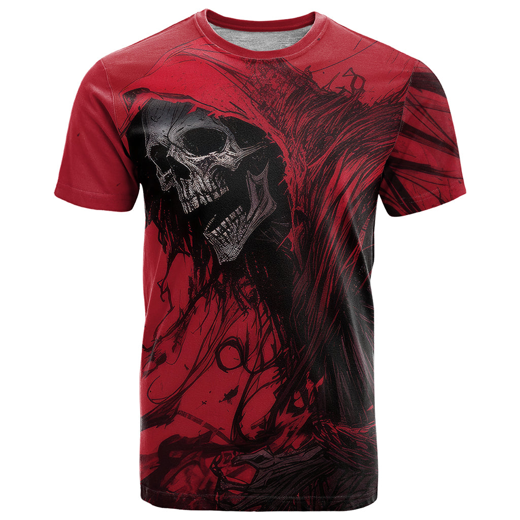 Skull Death T-Shirt Your Time Graphic Tee