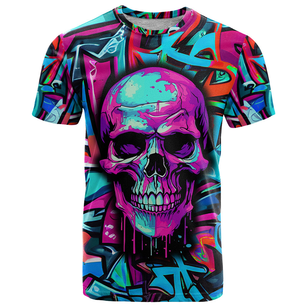 Skull Grafity T-Shirt You Are Never Too Young To Dream Big Graphic Tee