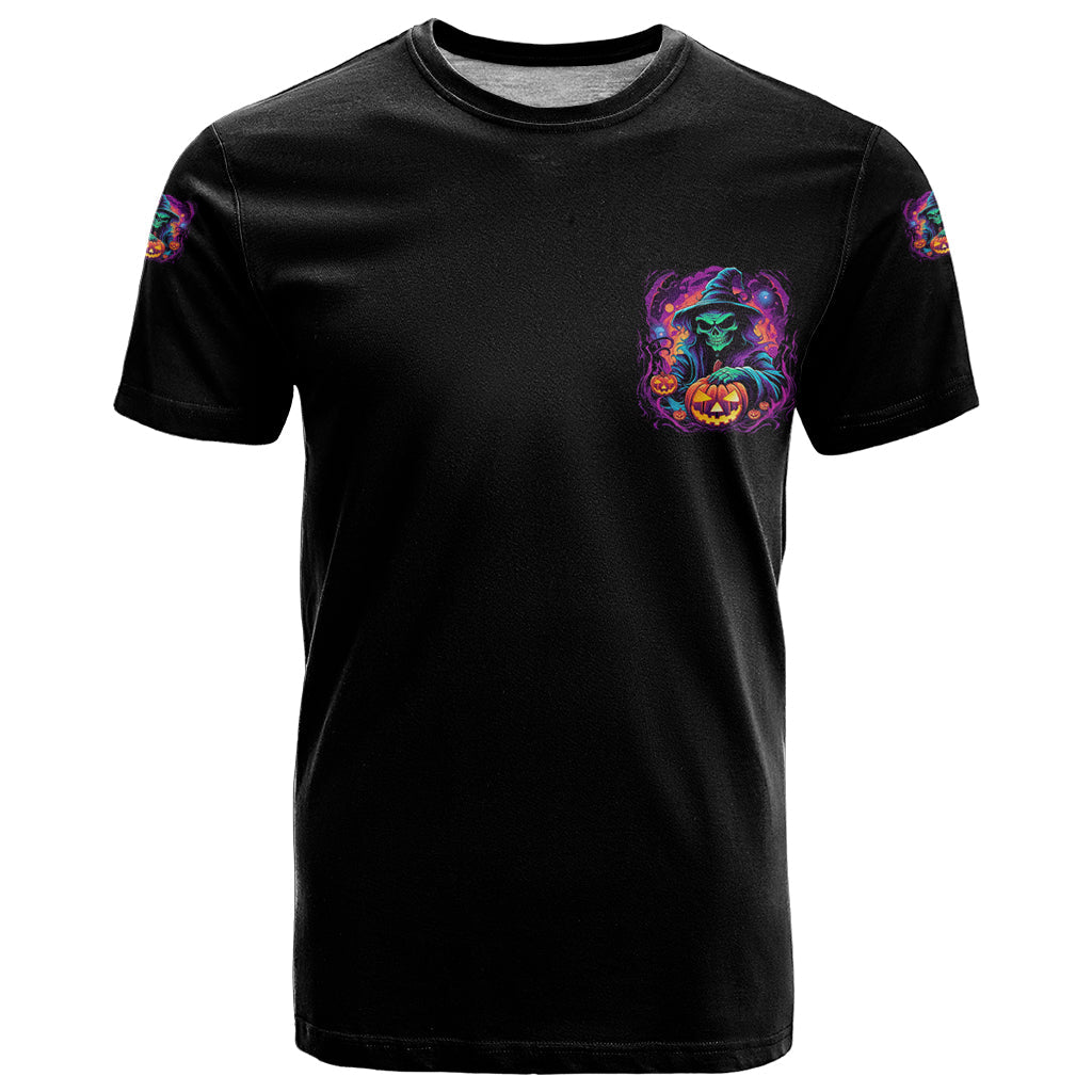 In My Defense I Was Left Unsupervised Halloween T-Shirt Graphic Tee