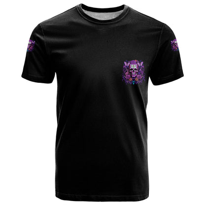 I'M Not A B I'M Just Honest Skull Butterfly T-Shirt Graphic Tee