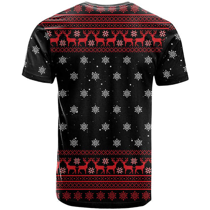Funny Gingerbread Christmas T-Shirt Hoodie with Gingers Are for Life Quote and Snowflake Pattern Graphic Tee