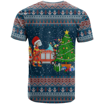 Flamingle Bells Xmas Christmas T-Shirt Xmas Holiday Patterns Graphic Tee