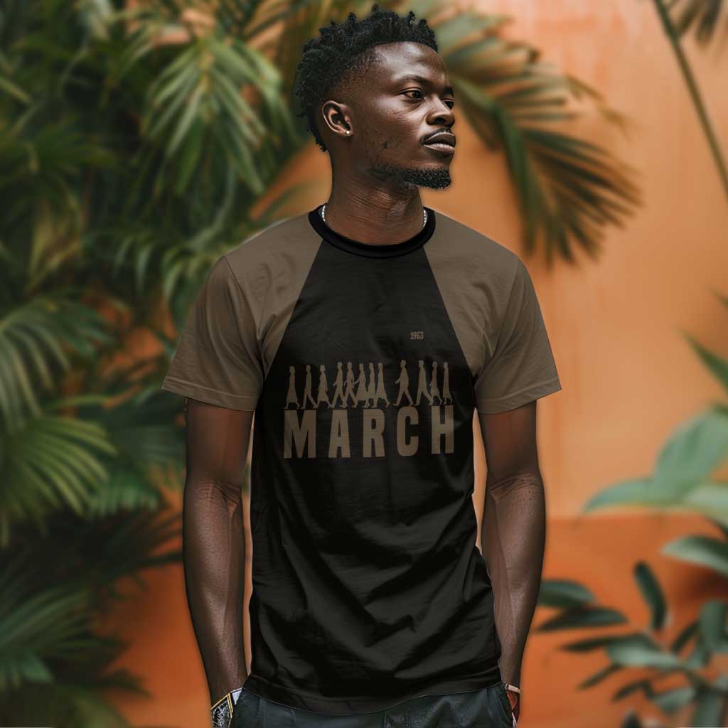 Bayard Rustin T-Shirt with March on Washington Design Civil Rights Organizer Tribute Graphic Tee