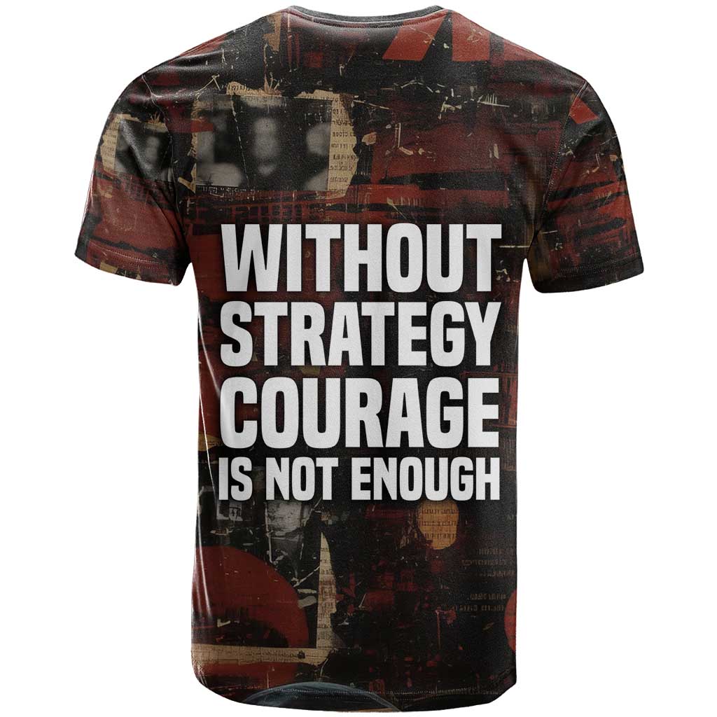 Bayard Rustin T-Shirt with Quiet Architect Design Strategy and Courage Civil Rights Tribute Graphic Tee