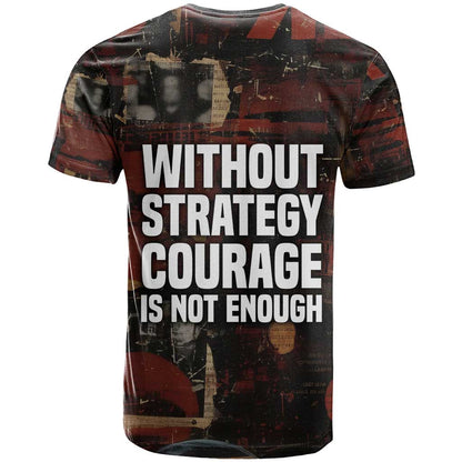 Bayard Rustin T-Shirt with Quiet Architect Design Strategy and Courage Civil Rights Tribute Graphic Tee