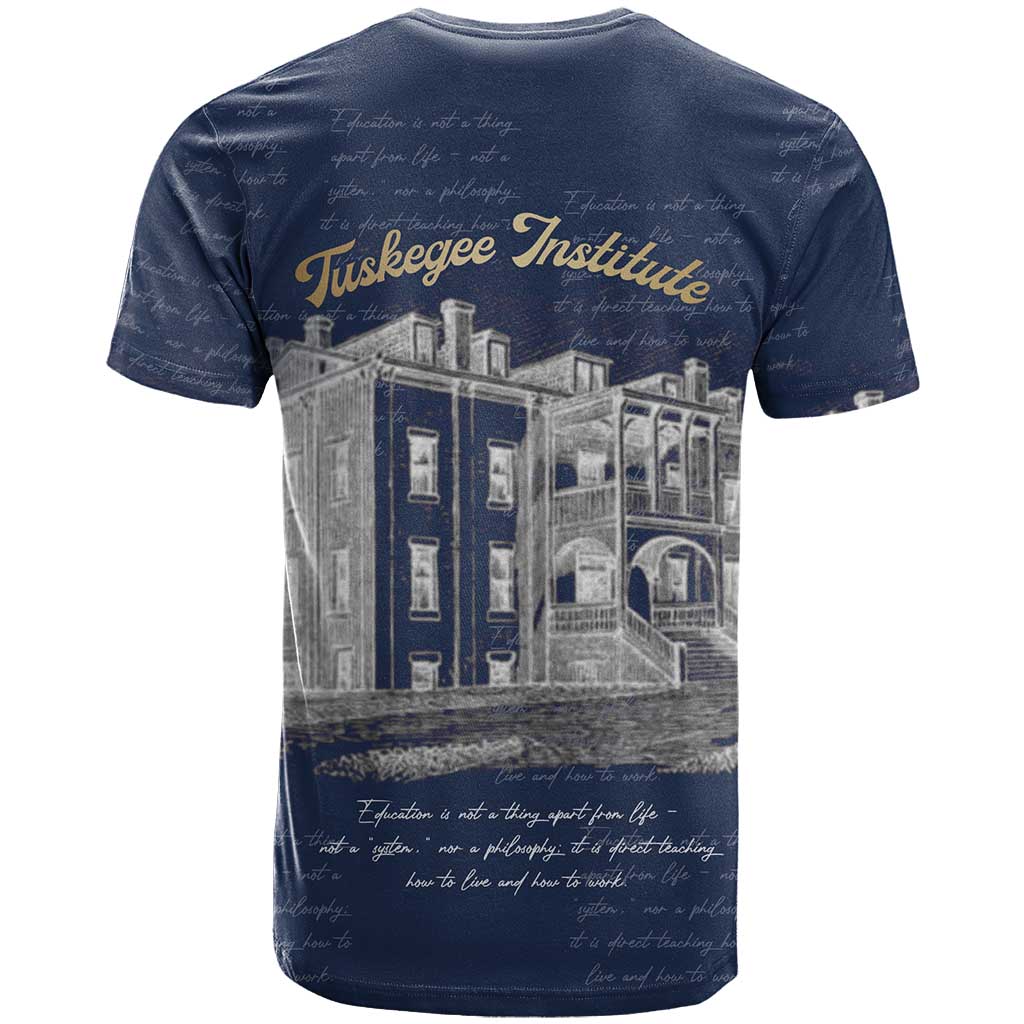 Booker T. Washington T-Shirt Tuskegee Institute Design Educational Legacy 1881 Historic Tribute Graphic Tee