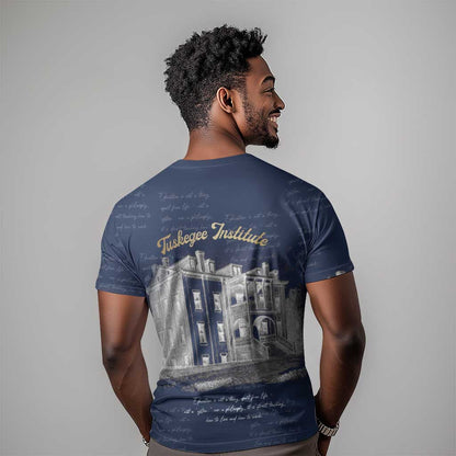 Booker T. Washington T-Shirt Tuskegee Institute Design Educational Legacy 1881 Historic Tribute Graphic Tee