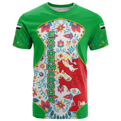 Extremadura Flag T-Shirt Autonomous Community of Spain Graphic Tee