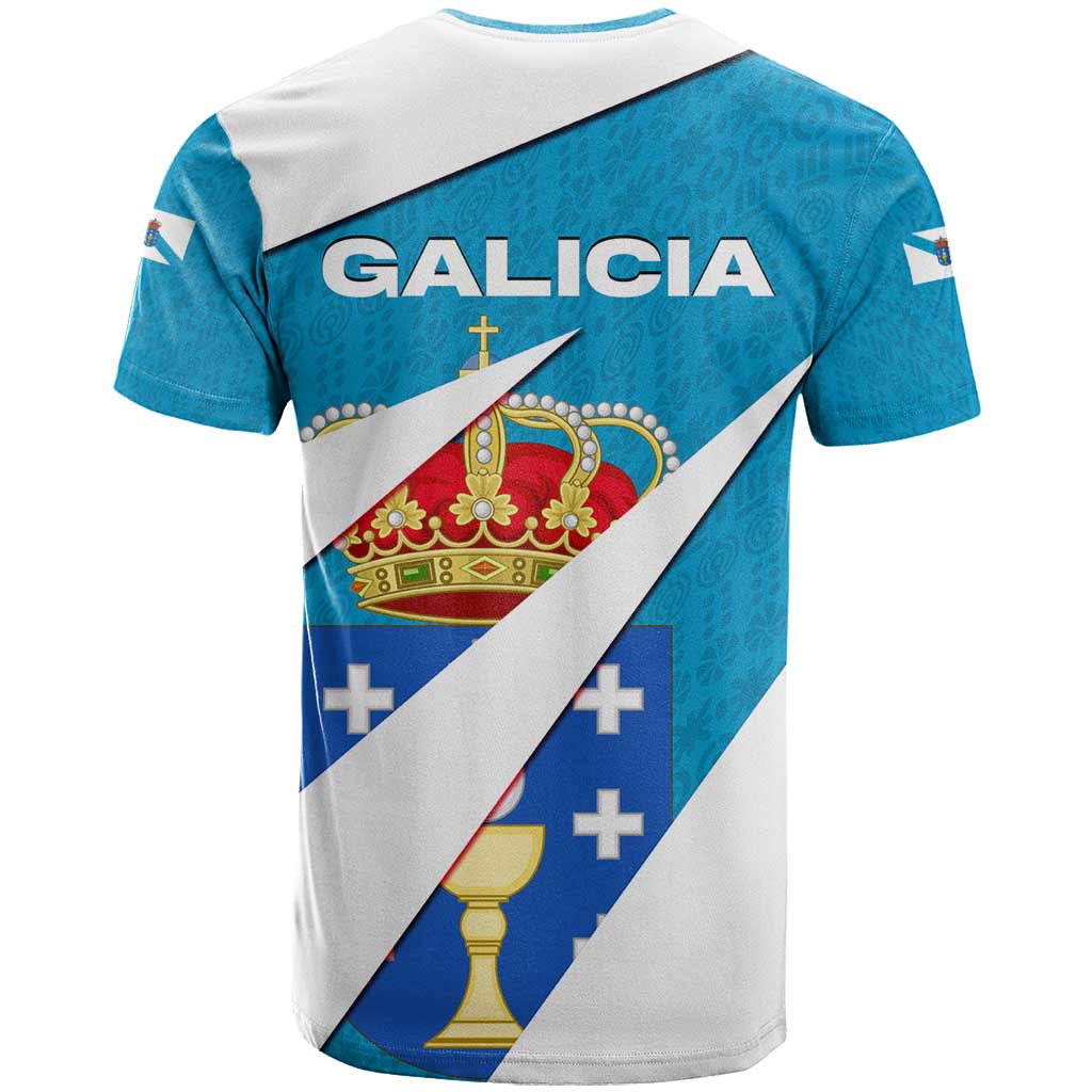 Galicia Flag T-Shirt Autonomous Community of Spain Graphic Tee
