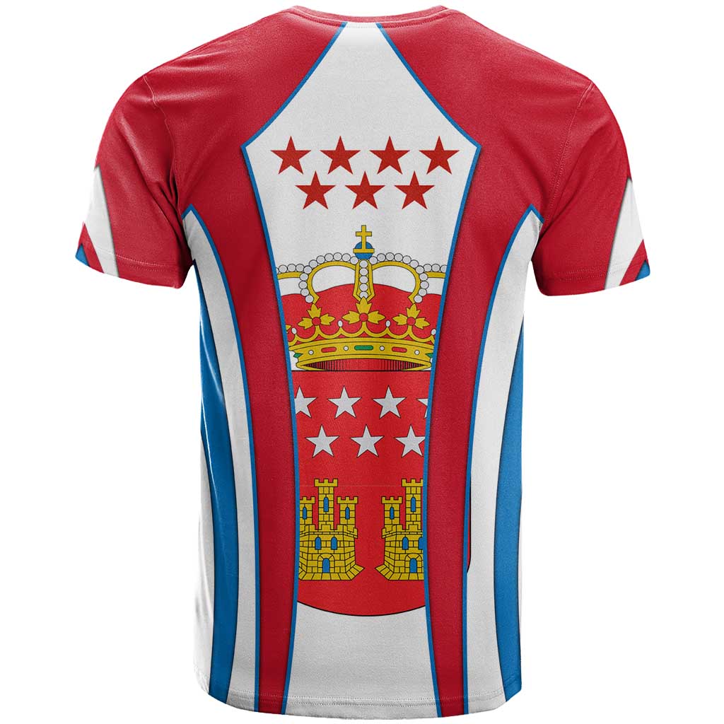 Madrid Flag T-Shirt Autonomous Community of Spain Graphic Tee