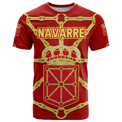 Navarre Flag T-Shirt Autonomous Community of Spain Graphic Tee