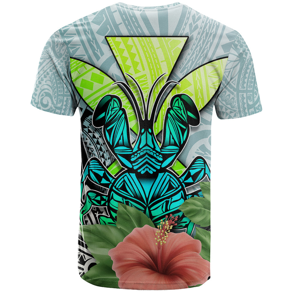 Polynesian Hawaii T-Shirt Kanaka with Crab Tribal tattoo Graphic Tee