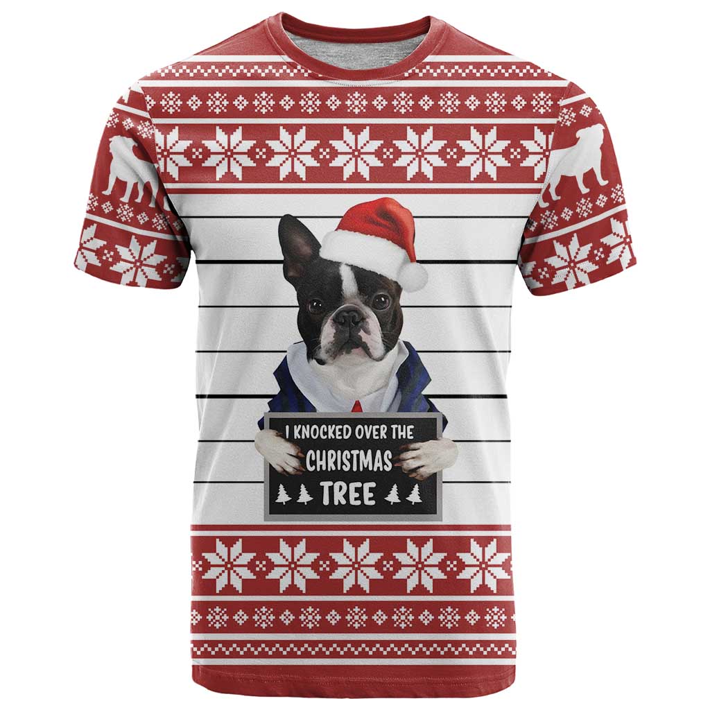I Knocked Over Yhe Christmas Tree Christmas Christmas T-Shirt Xmas Holiday Patterns Graphic Tee