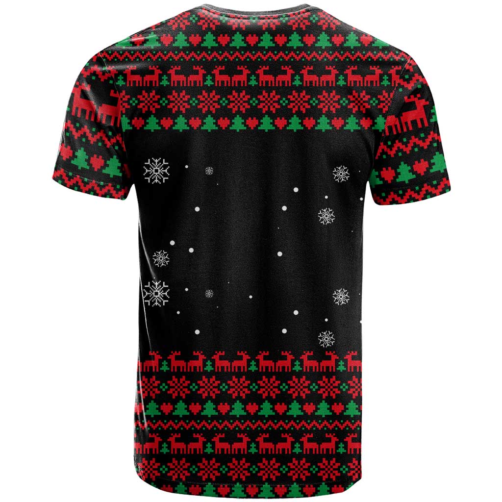 I Love It When You Call Me Big Poppa Christmas Christmas T-Shirt Xmas Holiday Patterns Graphic Tee