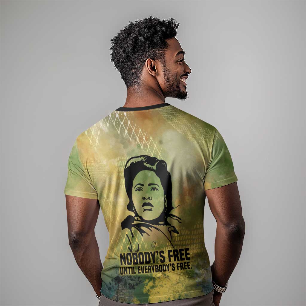 Fannie Lou Hamer T-Shirt Unbossable Quote Design Protest Silhouettes and Voting Rights Tribute Graphic Tee