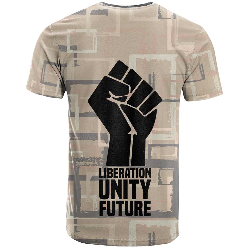 Kwame Nkrumah T-Shirt with Raised Fist Design and Independence Quote Ghana 1957 Tribute Graphic Tee
