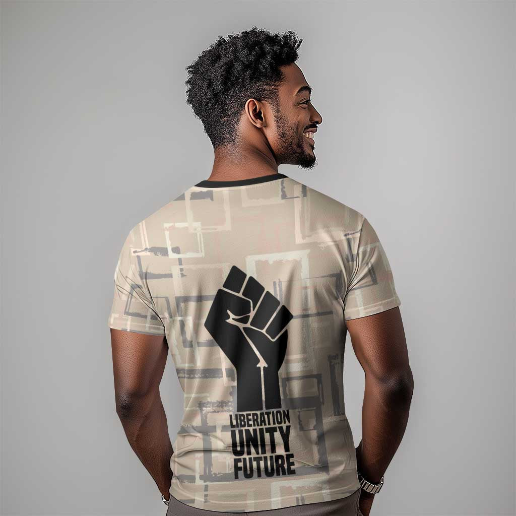 Kwame Nkrumah T-Shirt with Raised Fist Design and Independence Quote Ghana 1957 Tribute Graphic Tee