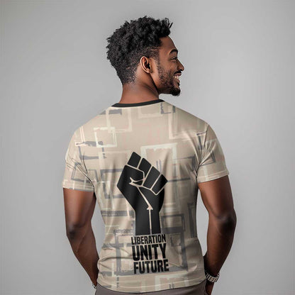 Kwame Nkrumah T-Shirt with Raised Fist Design and Independence Quote Ghana 1957 Tribute Graphic Tee