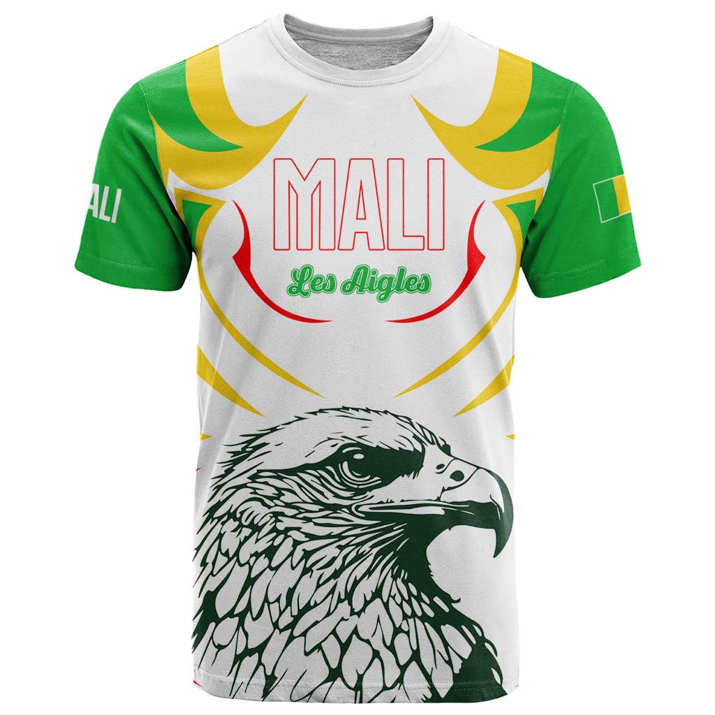 Mali Vulture T-Shirt Sporty Style with National Flag Colors Graphic Tee