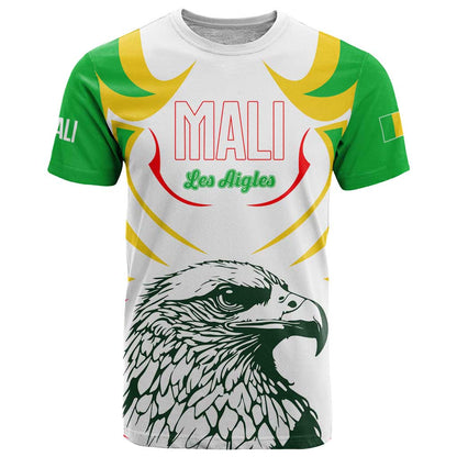 Mali Vulture T-Shirt Sporty Style with National Flag Colors Graphic Tee