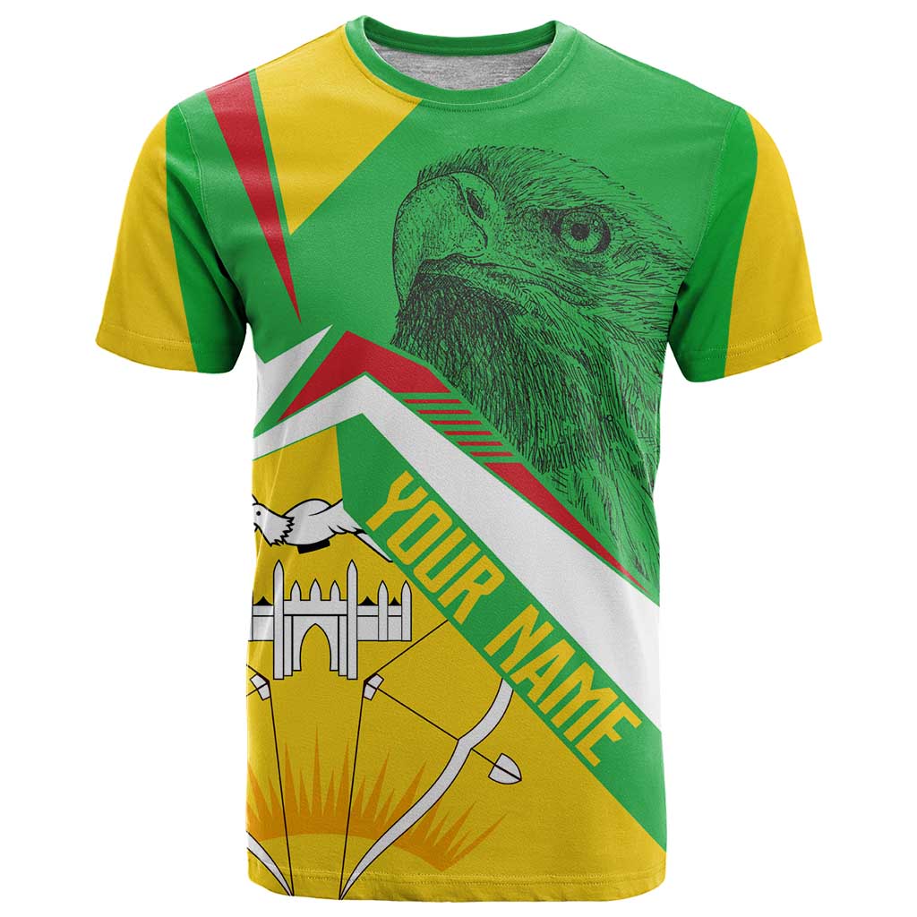Mali Vulture T-Shirt National Emblem Details & Traditional Patterns Graphic Tee