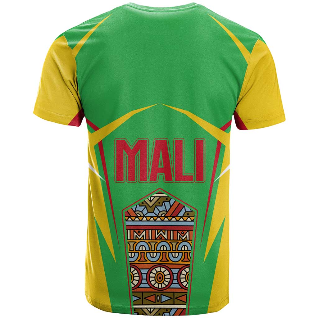 Mali Vulture T-Shirt National Emblem Details & Traditional Patterns Graphic Tee