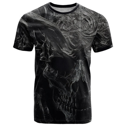 Horror Skull T-Shirt Of course i'm going to hell i'm just here to pick you up Graphic Tee
