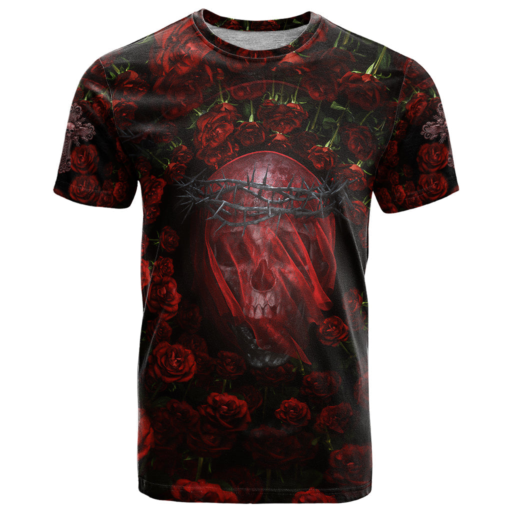 Skull Roses T-Shirt You Are Not Hard To Love Graphic Tee