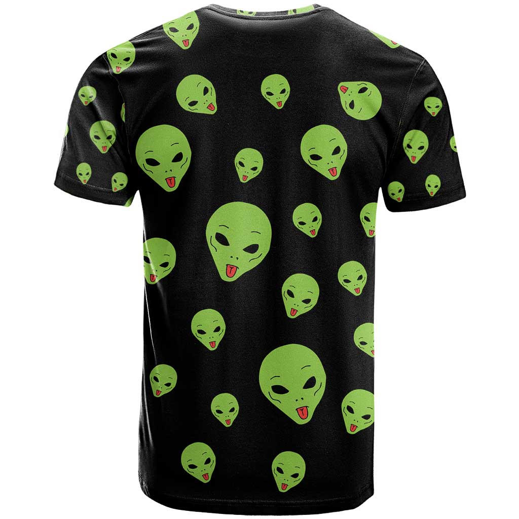 Alien Christmas T-Shirt Xmas Holiday Patterns Graphic Tee
