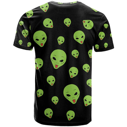 Alien Christmas T-Shirt Xmas Holiday Patterns Graphic Tee