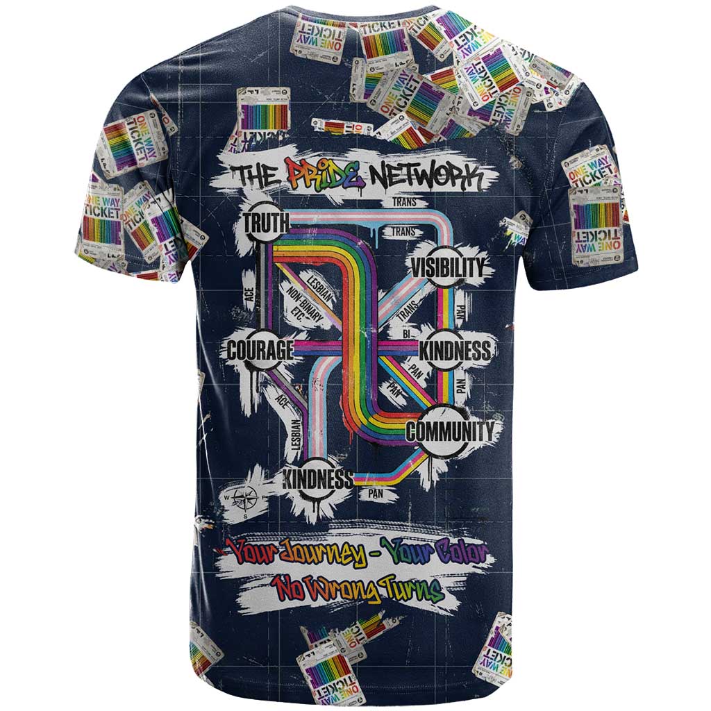 One Way Ticket T-Shirt Your Journey, Your Path, No Wrong Turns Graphic Tee