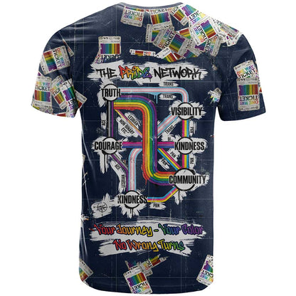 One Way Ticket T-Shirt Your Journey, Your Path, No Wrong Turns Graphic Tee