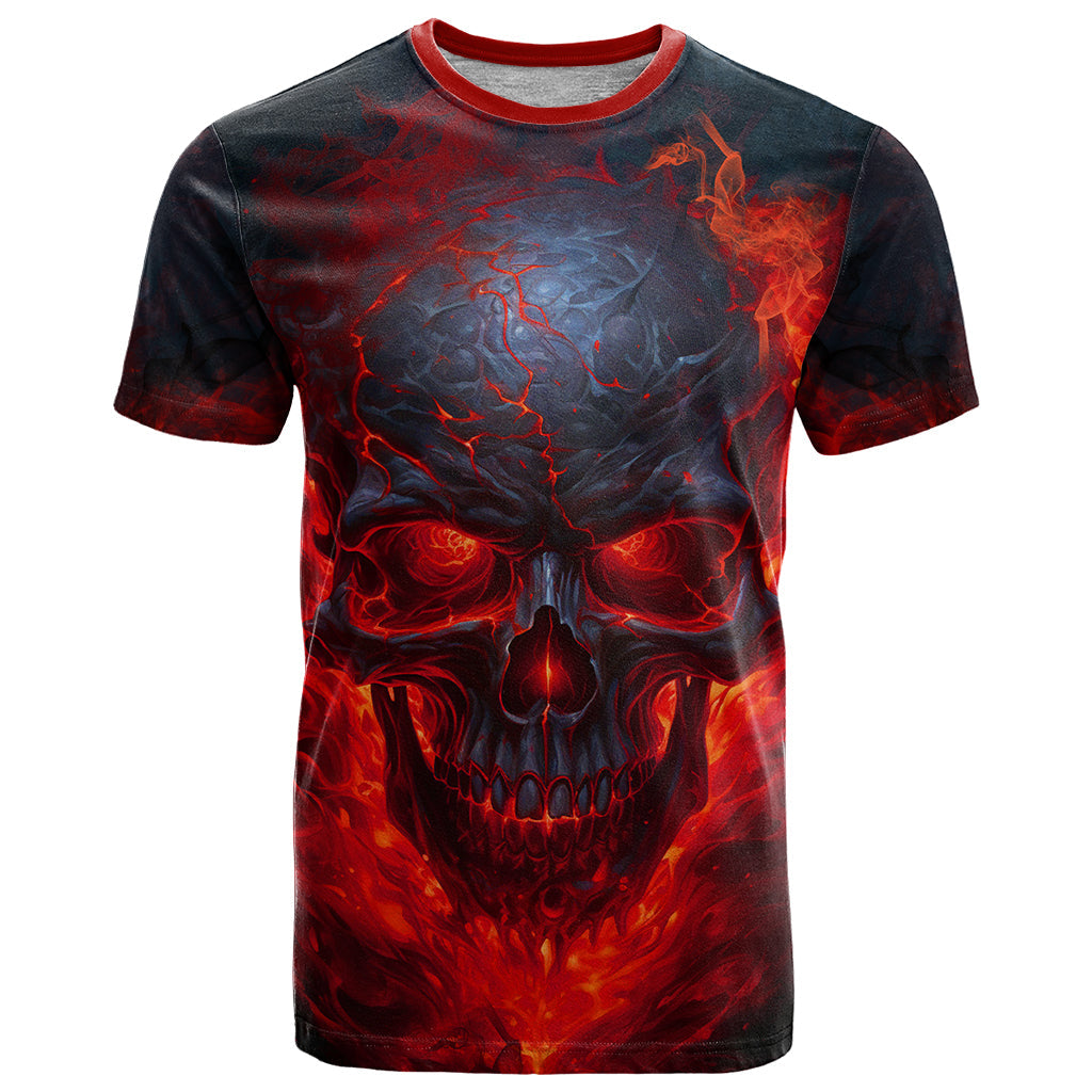 Horror Skull T-Shirt If Karma Doesn't Hit You Trust me I Will Graphic Tee