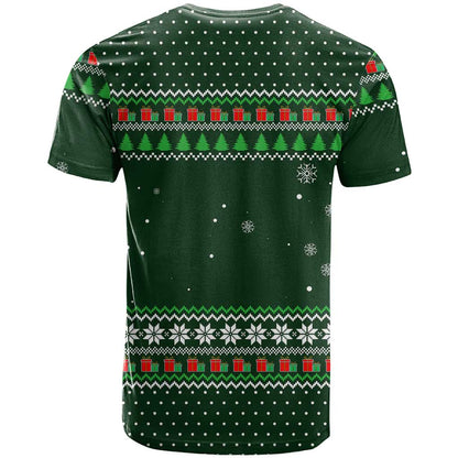 Ight Imma Head Out Santa Funny Christmas Christmas T-Shirt Xmas Holiday Patterns Graphic Tee