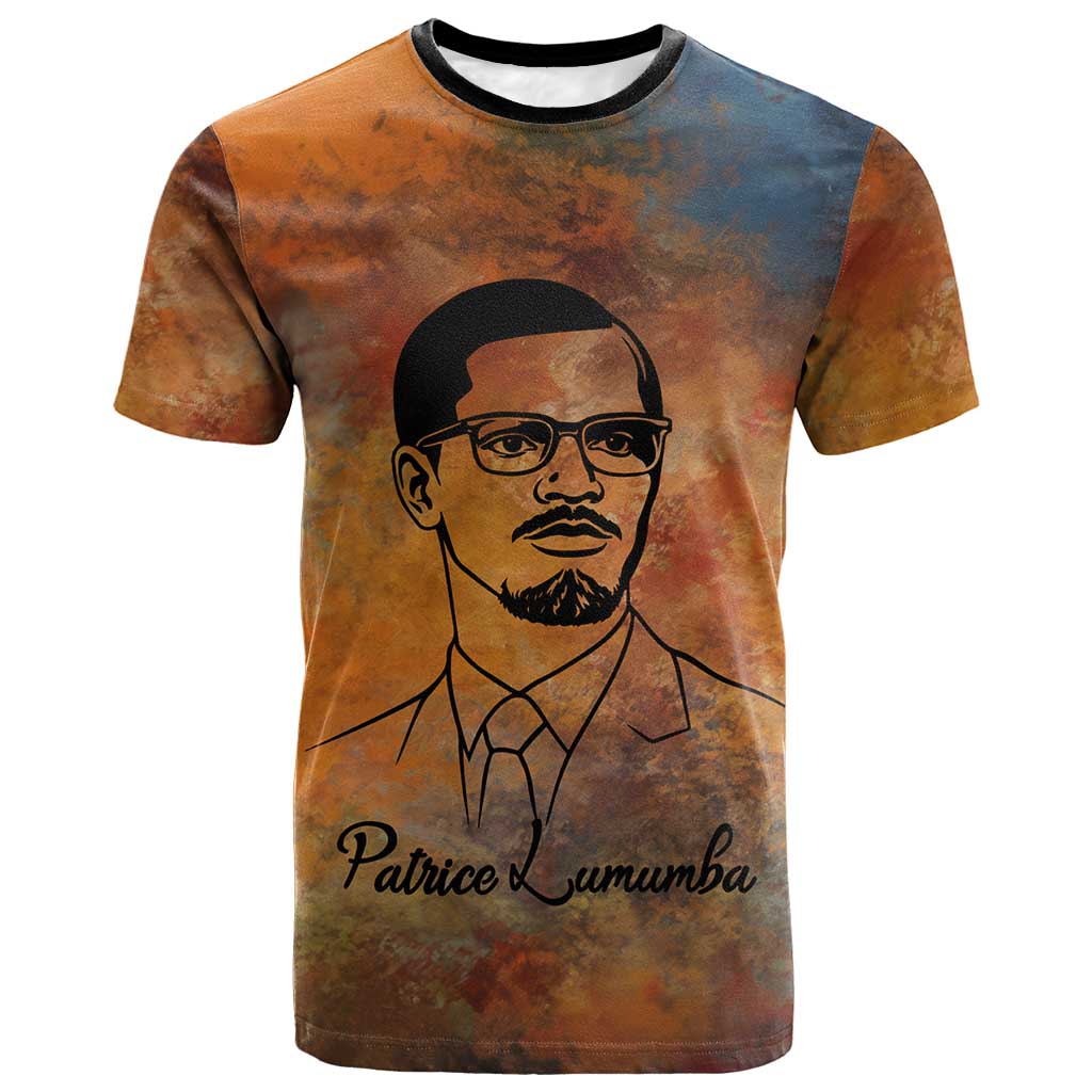 Patrice Lumumba T-Shirt with Line Art Portrait and Truth Cannot Be Killed Inspirational Quote Graphic Tee