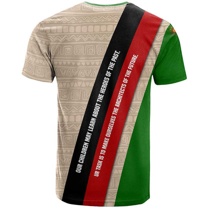 Jomo Kenyatta T-Shirt Uhuru and Kenyan Heritage Quote Tribute Graphic Tee