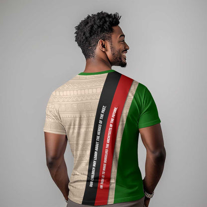 Jomo Kenyatta T-Shirt Uhuru and Kenyan Heritage Quote Tribute Graphic Tee