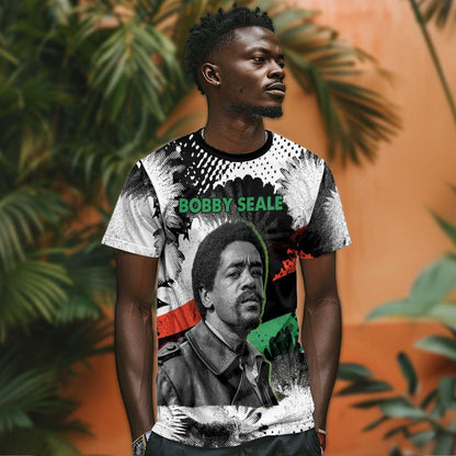 Bobby Seale T-Shirt Black Panther Artwork Solidarity Quote Revolutionary Civil Rights Tribute Graphic Tee