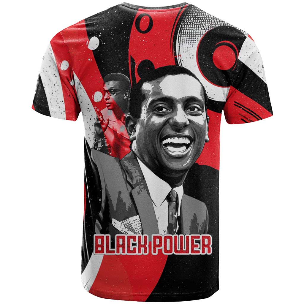 Stokely Carmichael T-Shirt Abstract Design Black Power Text Civil Rights Activist Graphic Tee