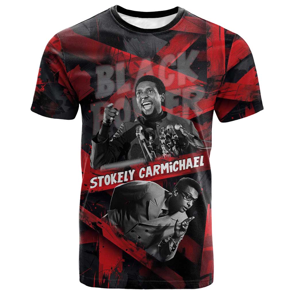 Stokely Carmichael T-Shirt Graphic Design Black Power Quote Powerful Speech Civil Rights Graphic Tee