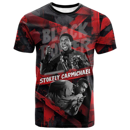 Stokely Carmichael T-Shirt Graphic Design Black Power Quote Powerful Speech Civil Rights Graphic Tee