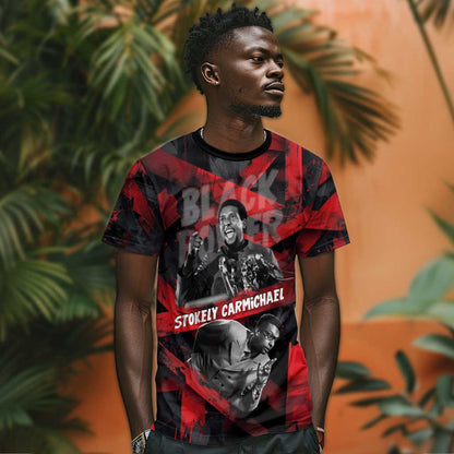 Stokely Carmichael T-Shirt Graphic Design Black Power Quote Powerful Speech Civil Rights Graphic Tee